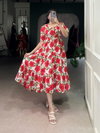 NNK4509 Vichritra Silk With Floral Print Frock Ethnic Wear Collection Exporters In India